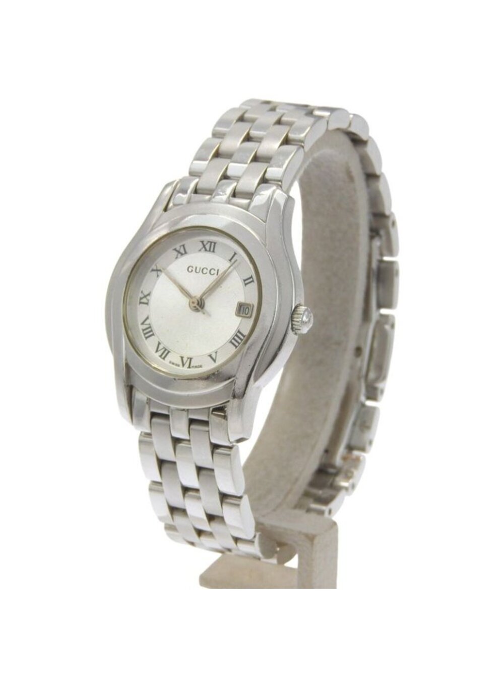 Gucci Stainless Steel Quartz Analog Display Silver Dial Watch - Picture 2 of 8